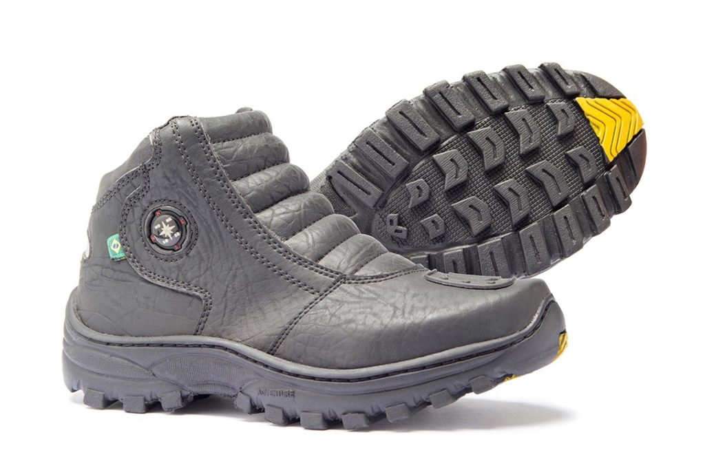 BOTA MOTOCICLISTA MASCULINO MIURA ZIPER PRETO