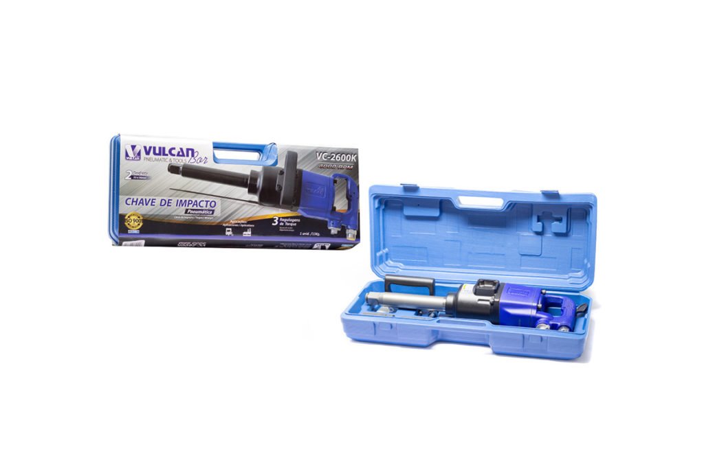 CHAVE DE IMPACTOR VULCANBOR INDUSTRIAL PARA CAMINHAO ONIBUS TORQUE NM