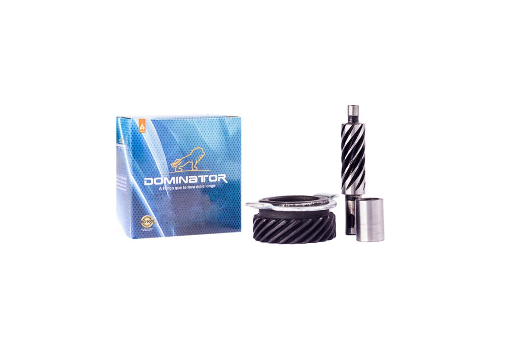ENGRENAGEM E PINHÃO VELOCIMETRO DOMINATOR HONDA CG TITAN KS