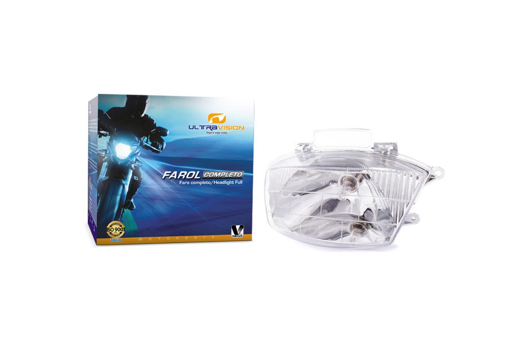FAROL COMPLETO ULTRAVISION HONDA C BIZ