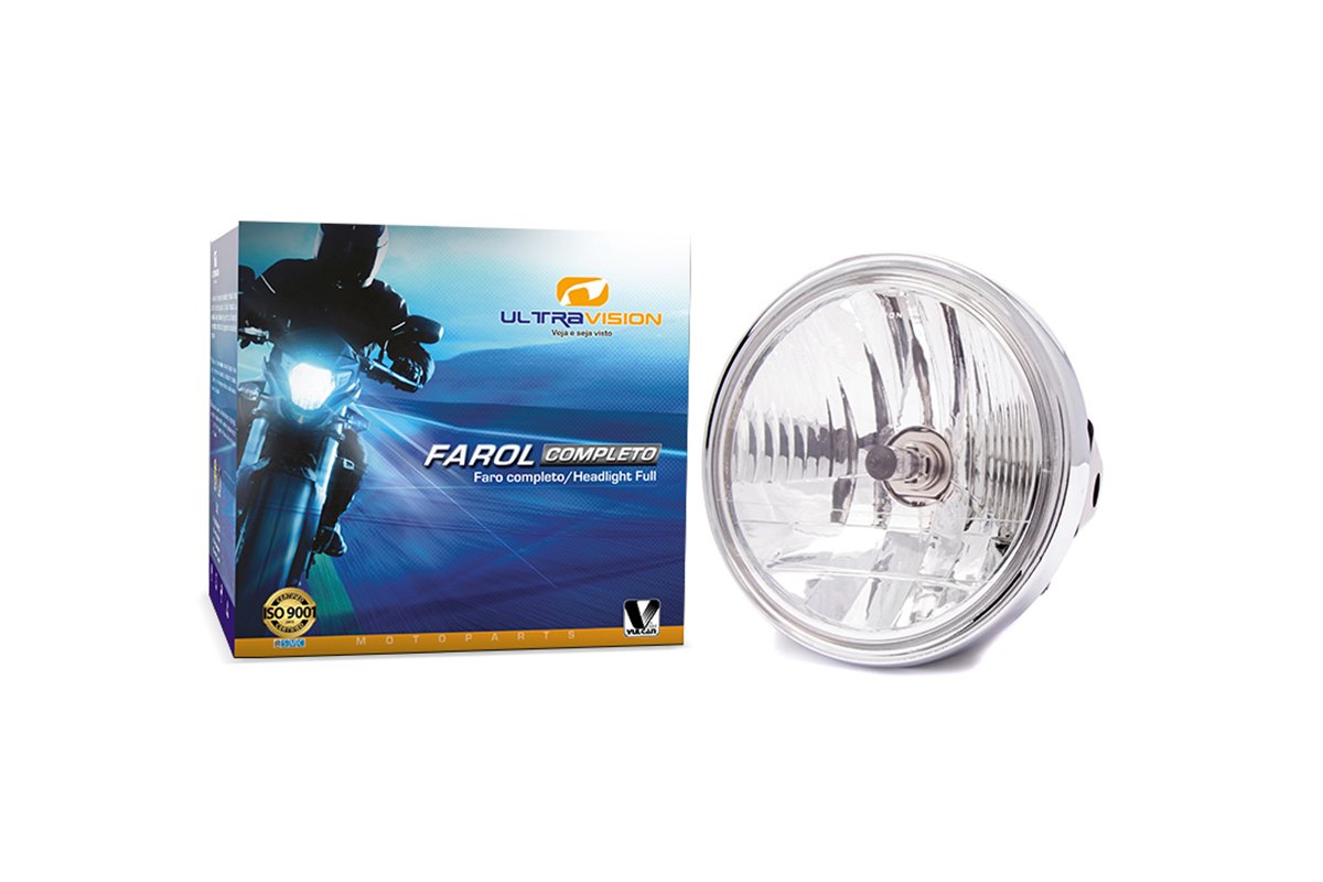 FAROL COMPLETO ULTRAVISION HONDA CBX TWISTER