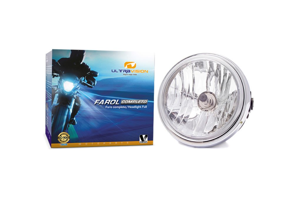 FAROL COMPLETO ULTRAVISION YAMAHA YBR YS FAZER