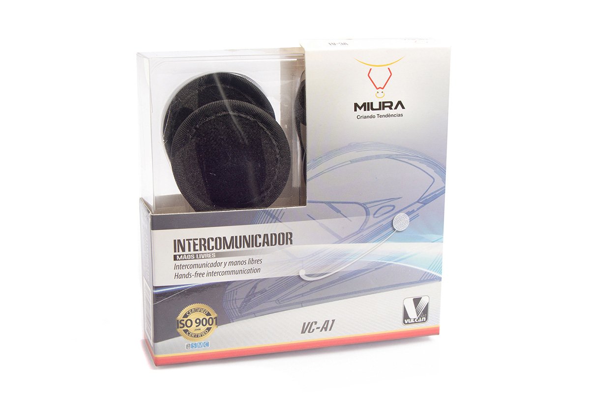 INTERCOMUNICADOR MIURA PARA CAPACETE UNIVERSAL