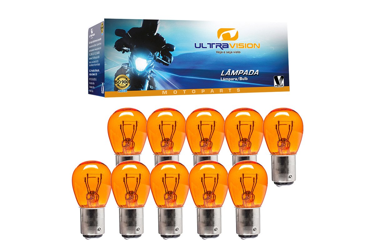 LAMPADA ULTRAVISION AMBAR UNIVERSAL LUZ DE FREIO