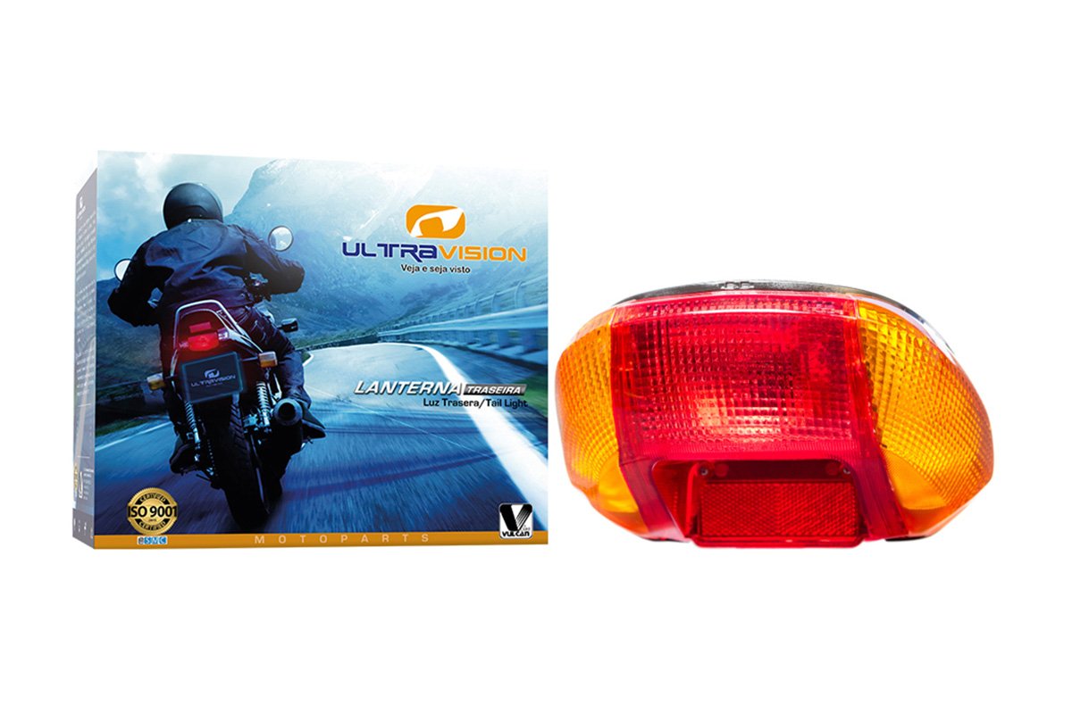 LANTERNA TRASEIRA ULTRAVISION HONDA C BIZ POP