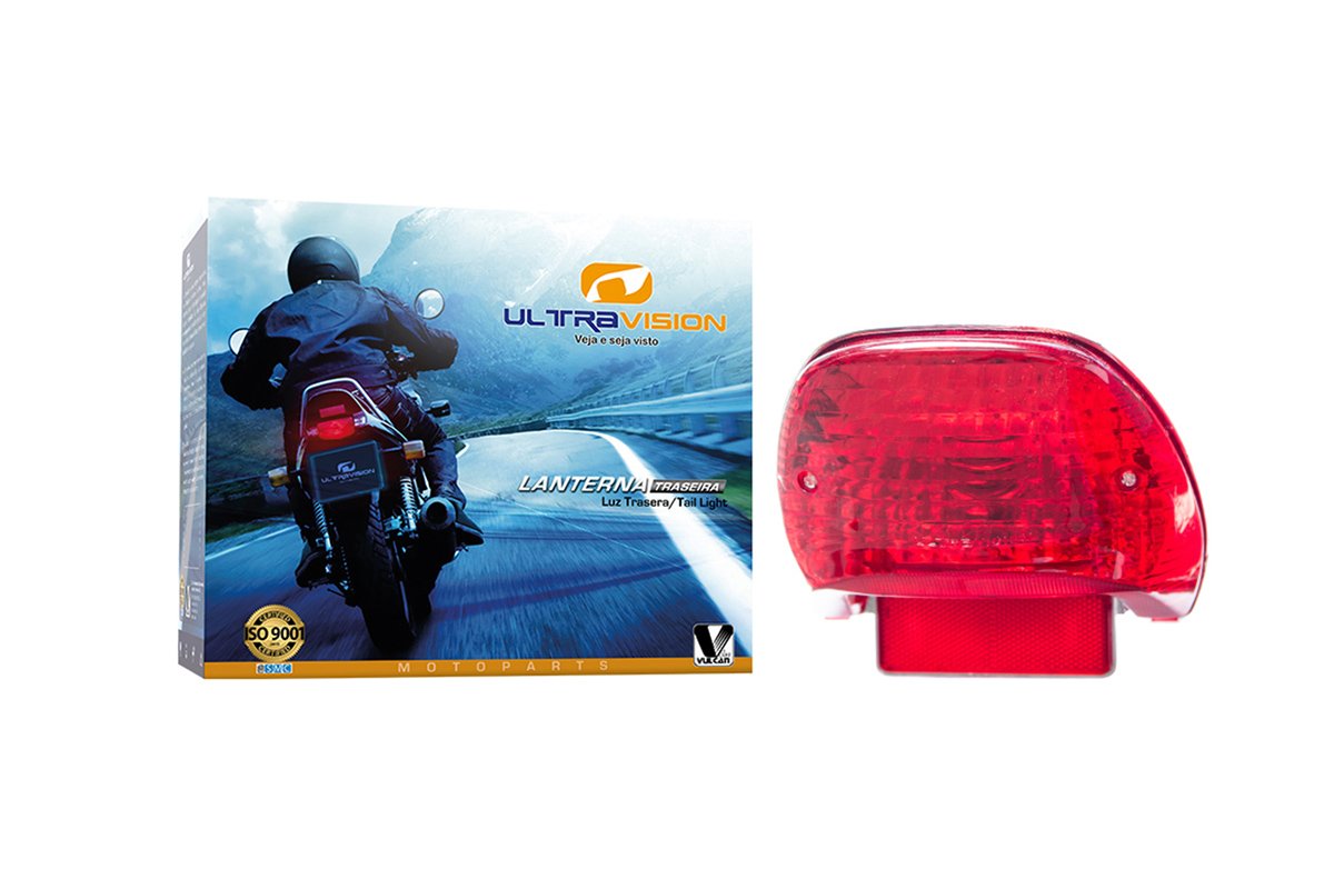 LANTERNA TRASEIRA ULTRAVISION HONDA CG TITAN