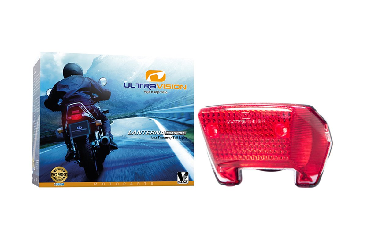 LANTERNA TRASEIRA ULTRAVISION HONDA NXR NXR XR