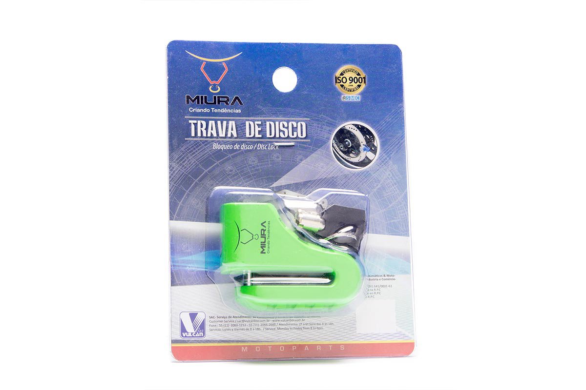 TRAVA ANTI FURTO DE DISCO MIURA UNIVERSAL